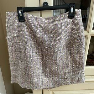 J.Crew Confetti Tweed Miniskirt-Size 4